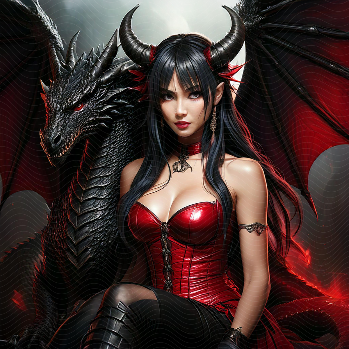 Velithra – Dragon’s Crimson Empress