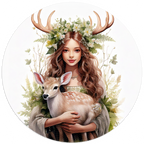 Forest Fae and Deer Spirit