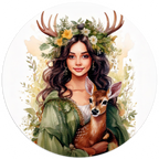 Forest Fae and Deer Spirit