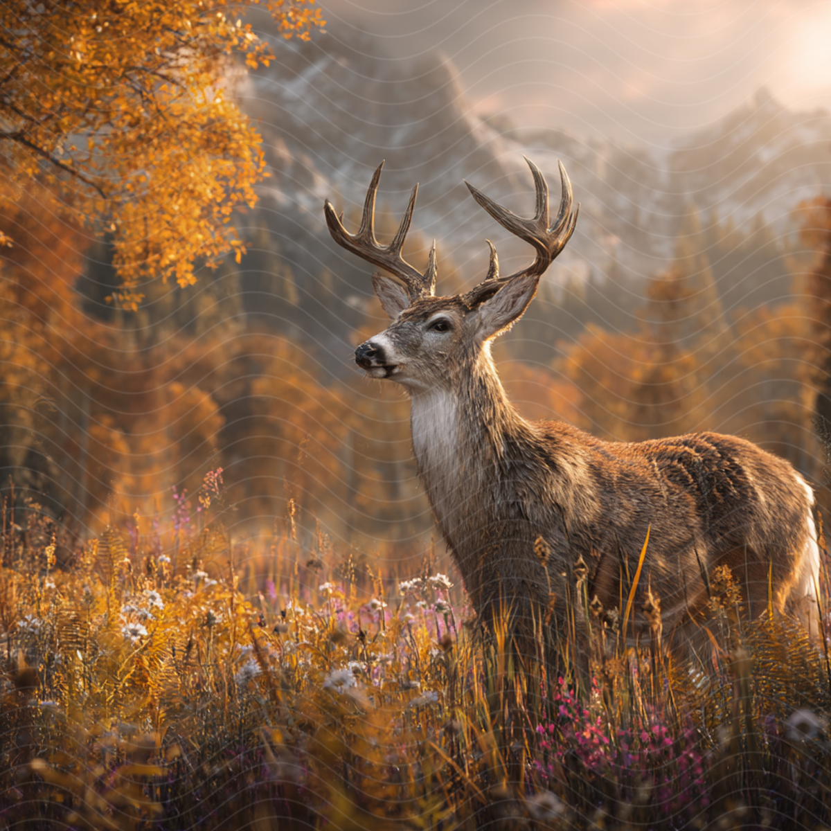 Antlered Sentinel – Keeper of the Fall